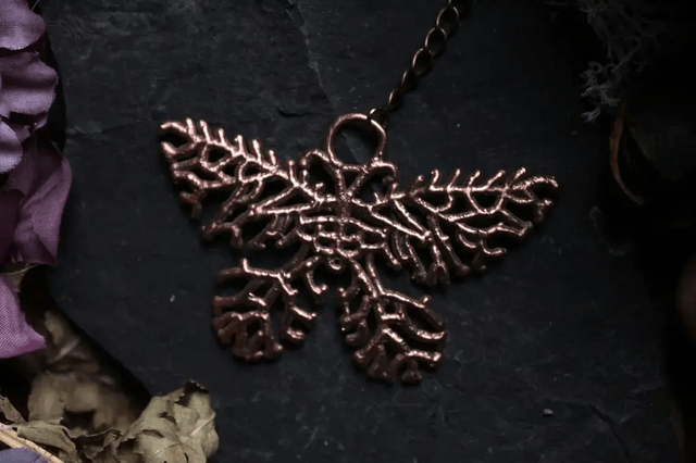 Squelette de papillon (cuivré)
