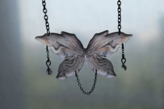 Collier- Orchidée