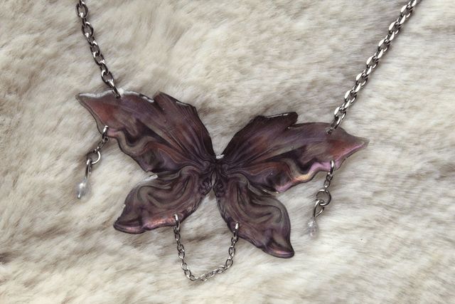 Collier- Orchidée