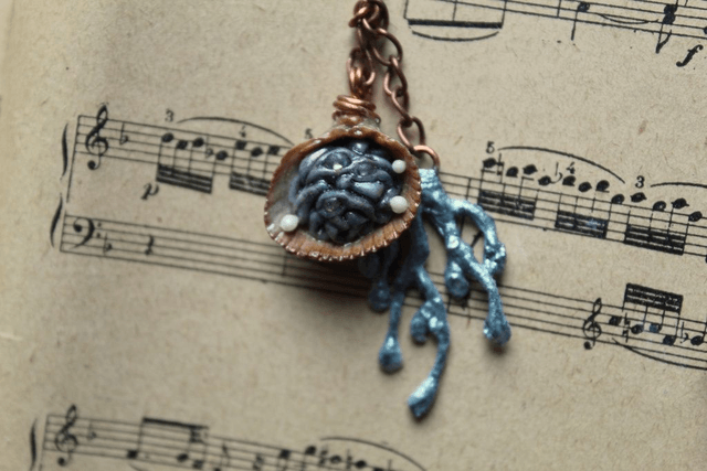 Mono boucle- Coquillage Métamorphe-n°2
