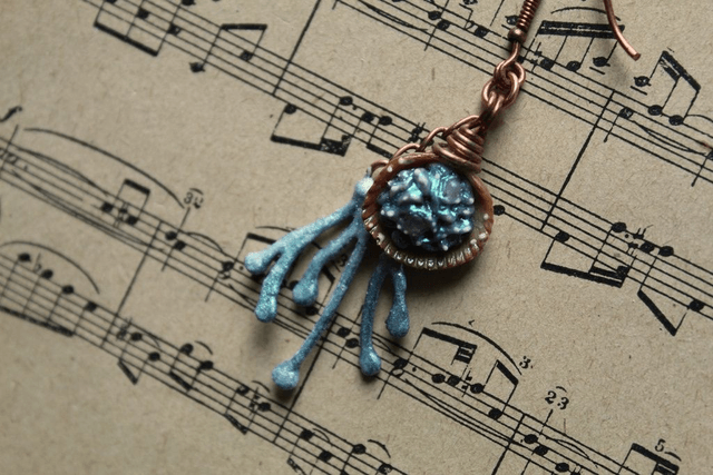 Mono boucle- Coquillage Métamorphe-n°4