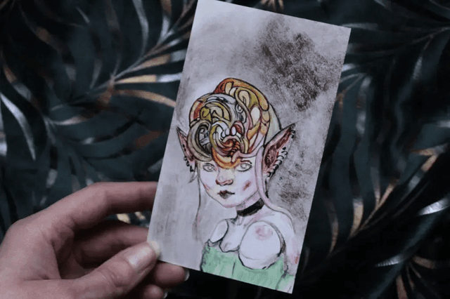 Carte Croquis de Nymphe